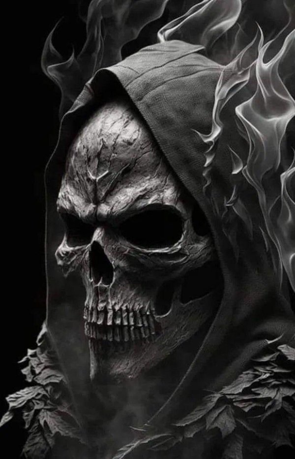 череп страшный