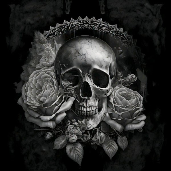 череп красивый