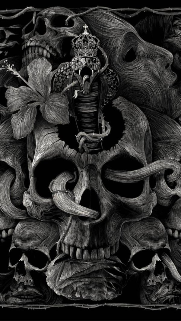 черепа тату