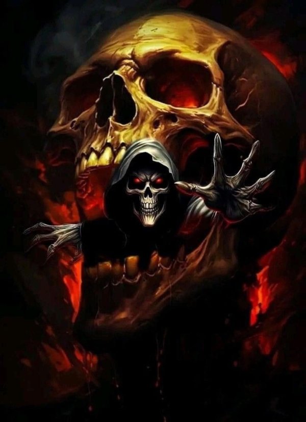 страшные черепа