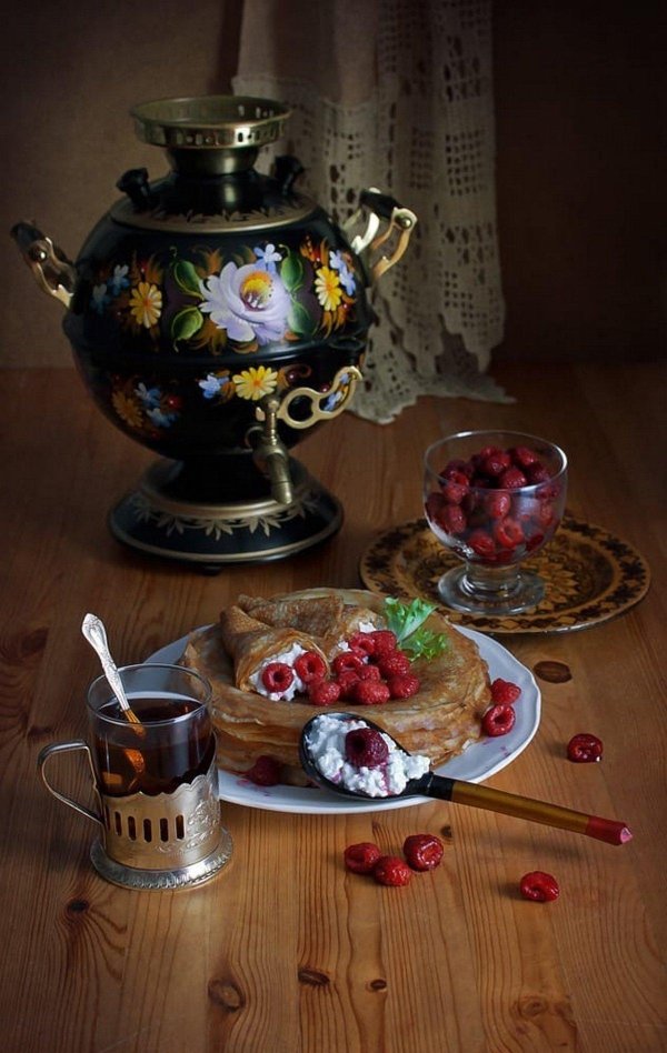 доброе утро с самоваром