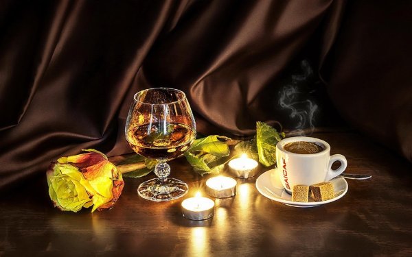 кофе с коньяком