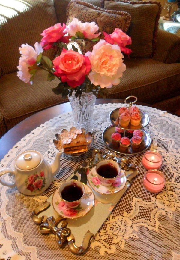 сервировка чайного стола