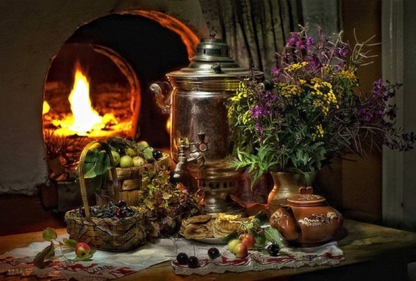 самовар натюрморт