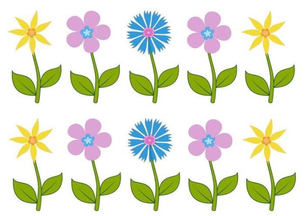 Детские с цветами