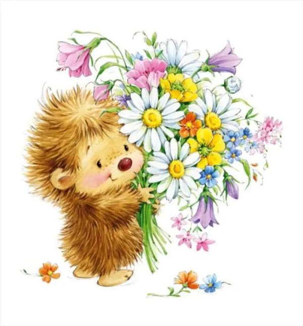 милые ёжики художник марина федотова