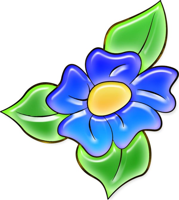 мультяшные цветочки