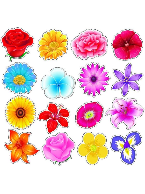 стикер цветочек