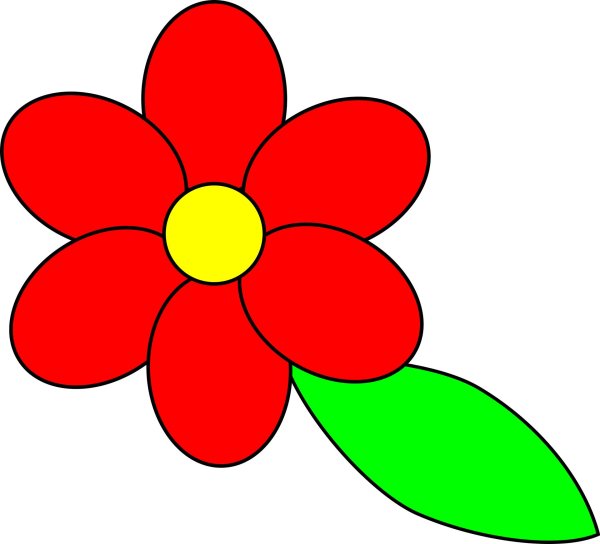мультяшные цветочки