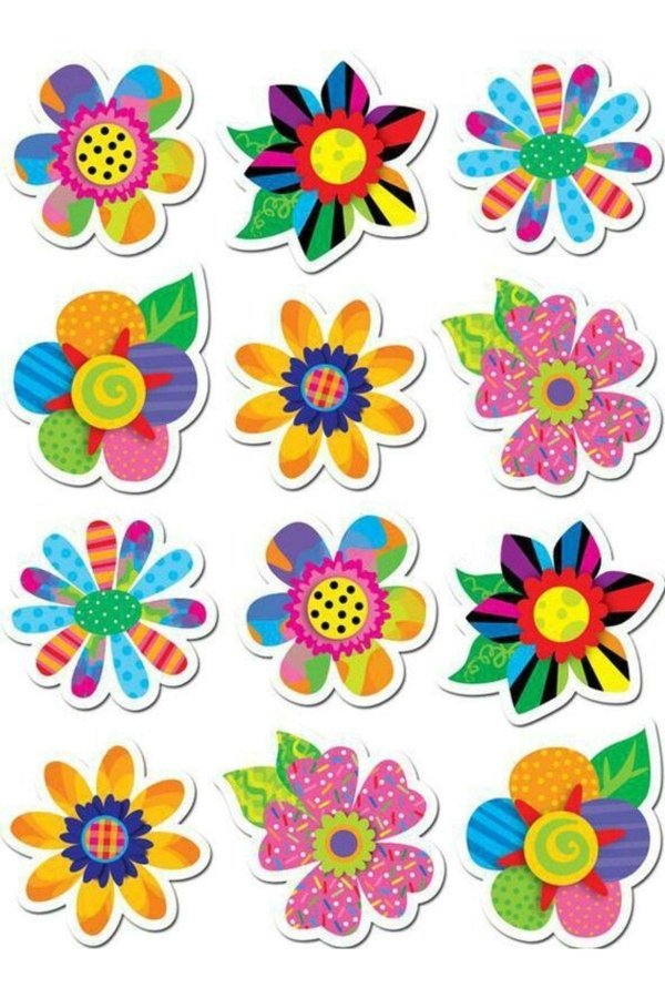 цветок разноцветный