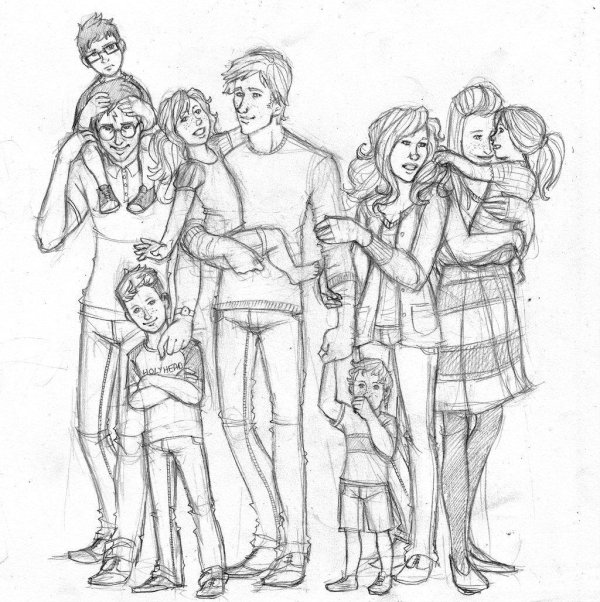 раскраска гарри поттер джинни уизли