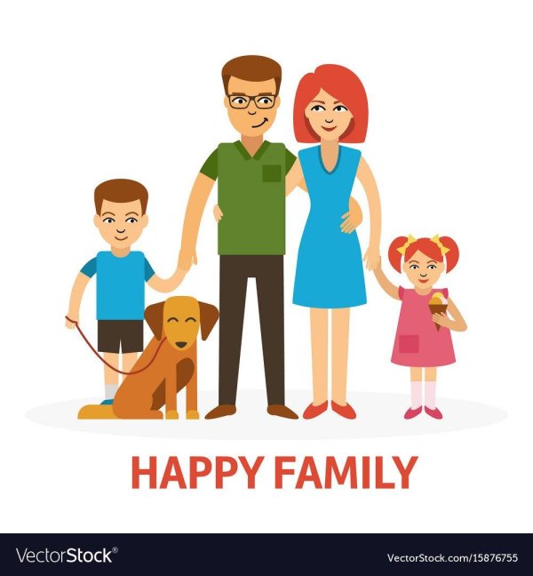 семья вектор