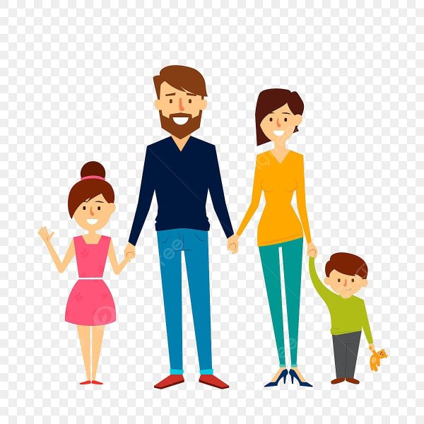 прозрачный клипарт семья