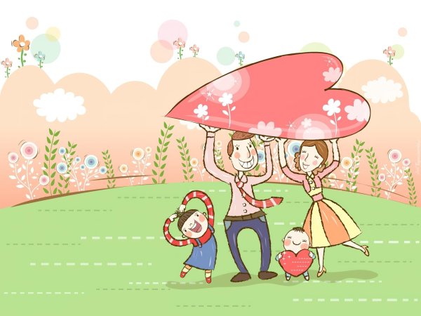 иллюстрация семьи