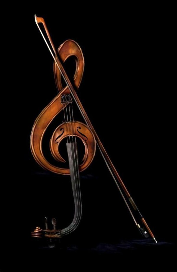 необычная скрипка