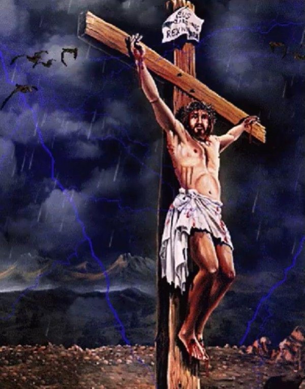 распятие христа картина