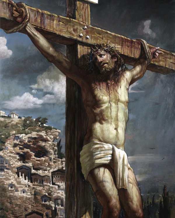 картина распятие христа