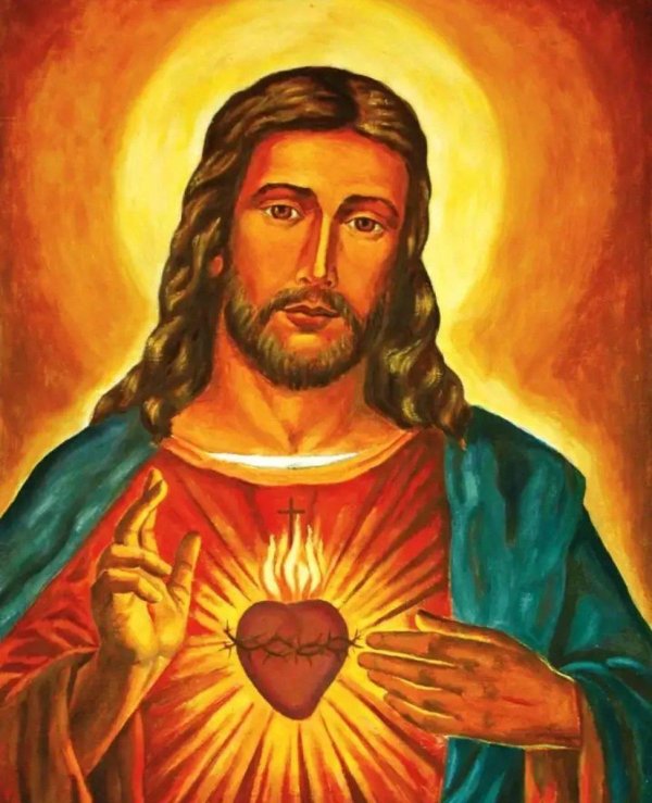 католическая икона иисуса