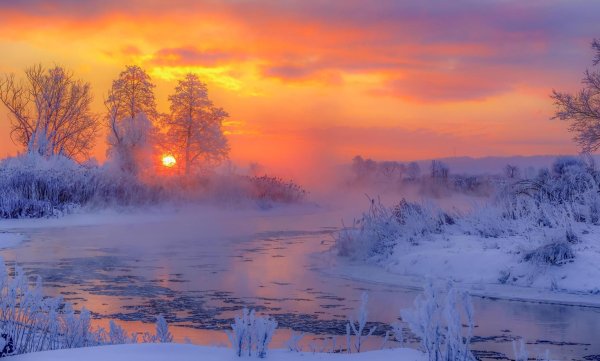 пейзажи зимние