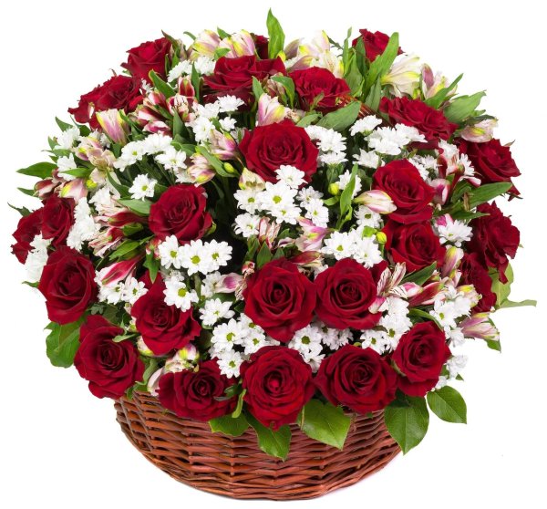 корзина цветов