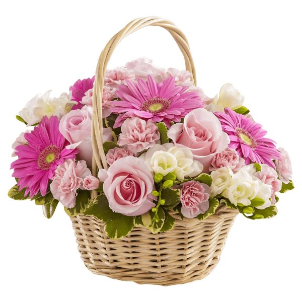 корзинка цветов