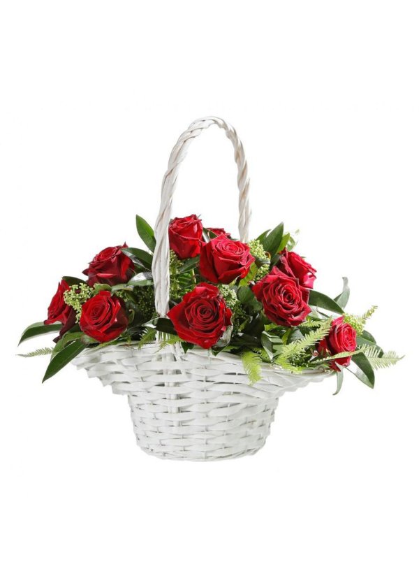 красивые букеты в корзинках