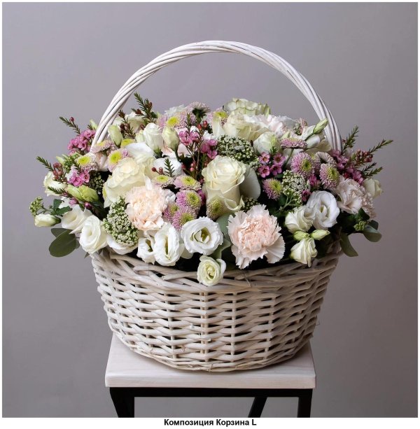 композиции в корзине