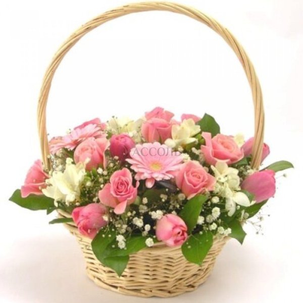 корзинка цветов