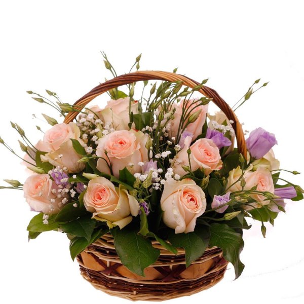 букет в корзинке