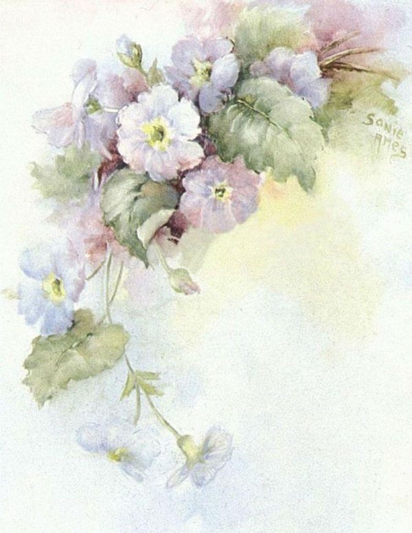 акварельная картина