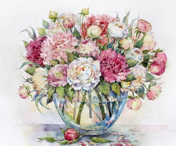 елена вавилина пионы