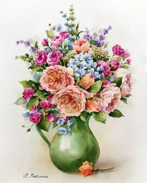 елена вавилина художник акварели