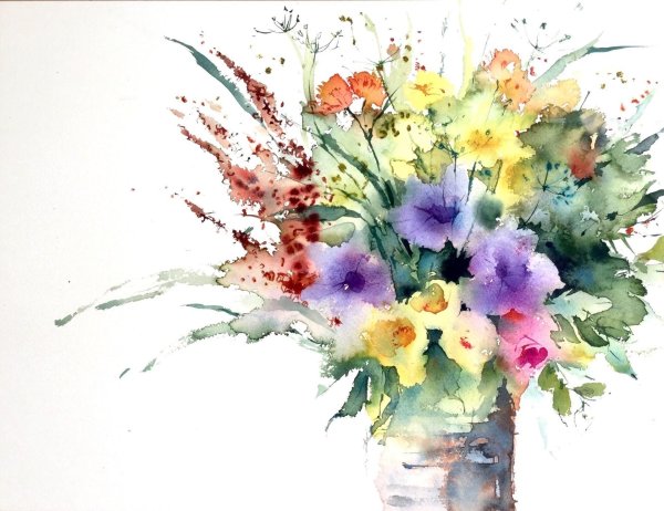 акварели цветов кейт осборн