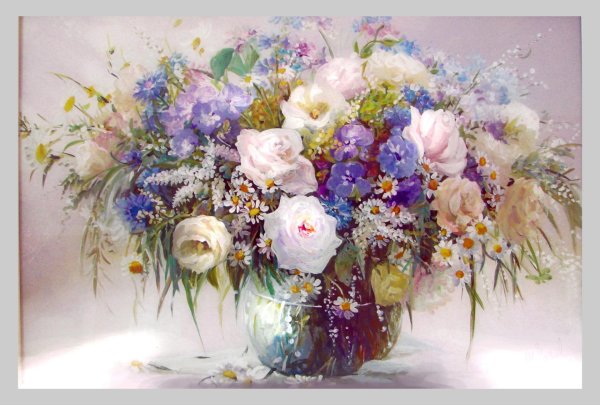 картины букетов цветов