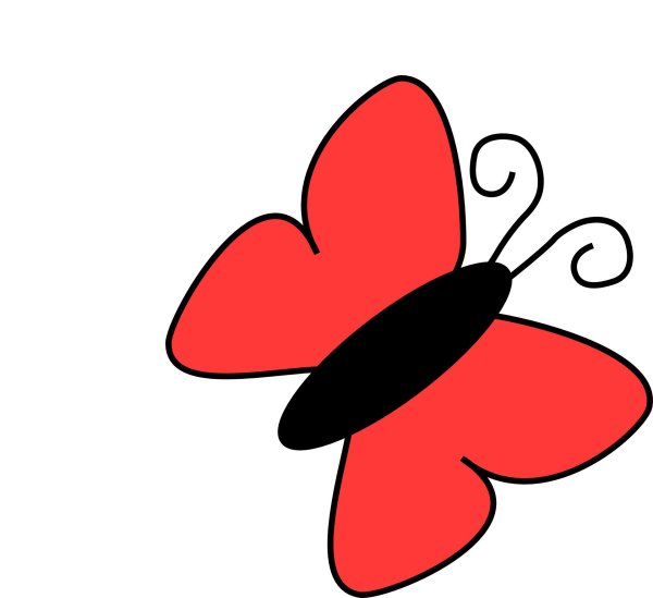 Бабочки для детей цветные