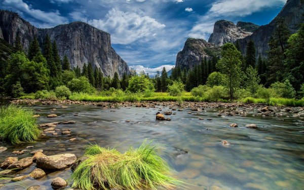 merced river yosemite national park ca
