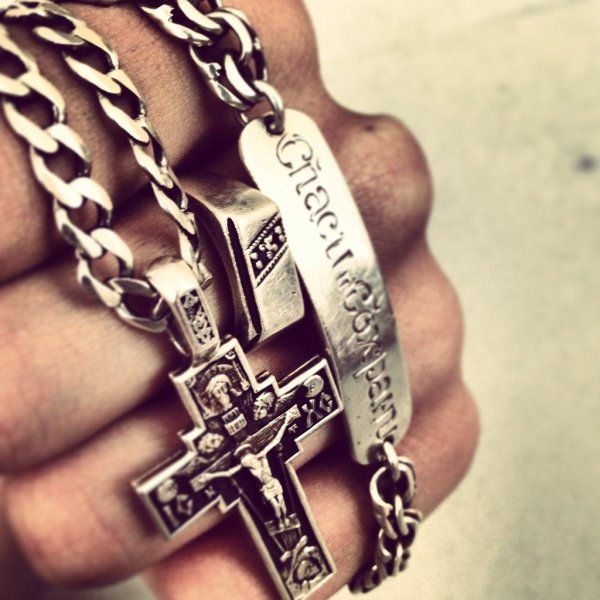 крест православный серебро 925