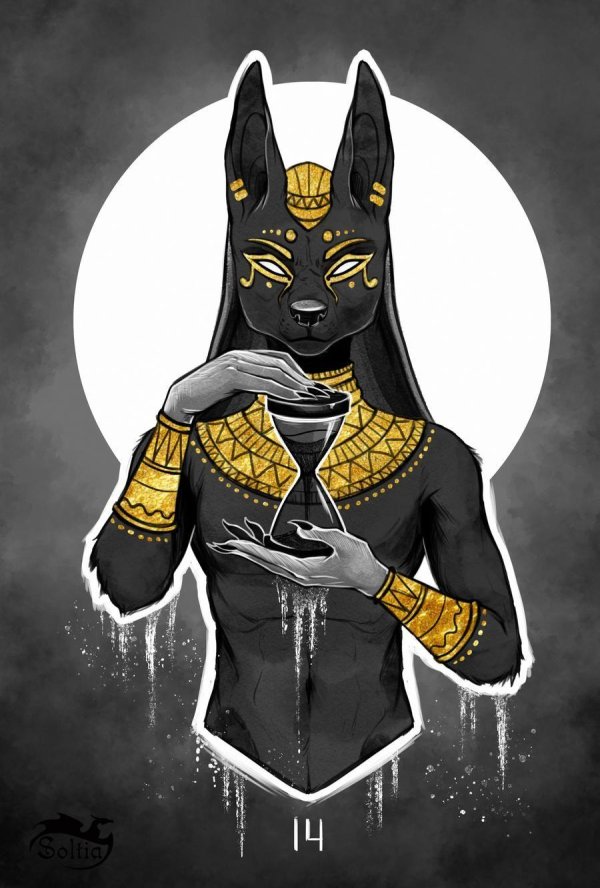 бастет и анубис