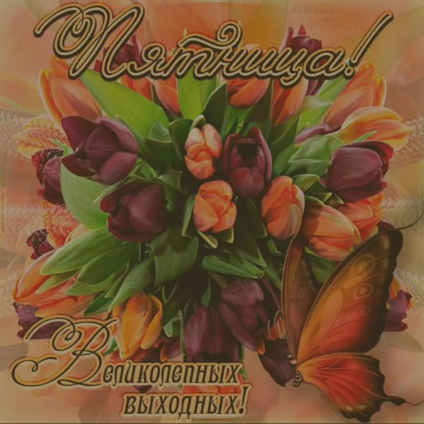 хорошей весенней пятницы