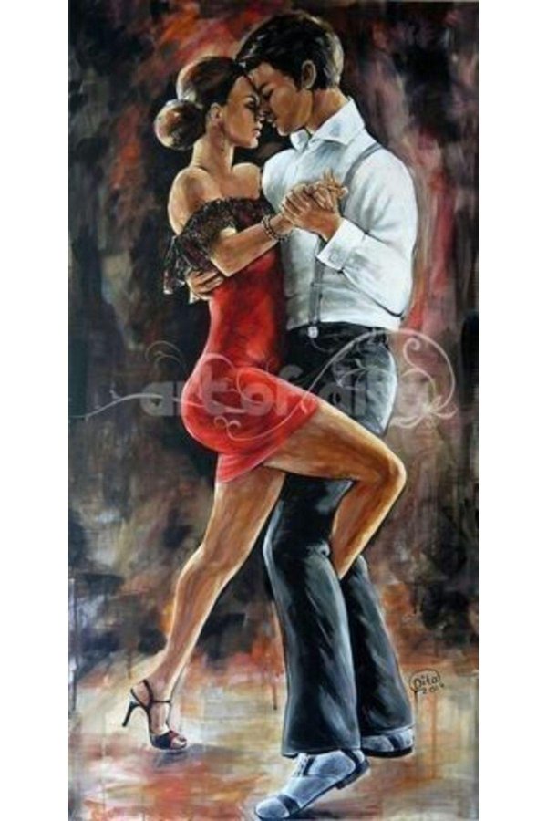 танцующая пара картина