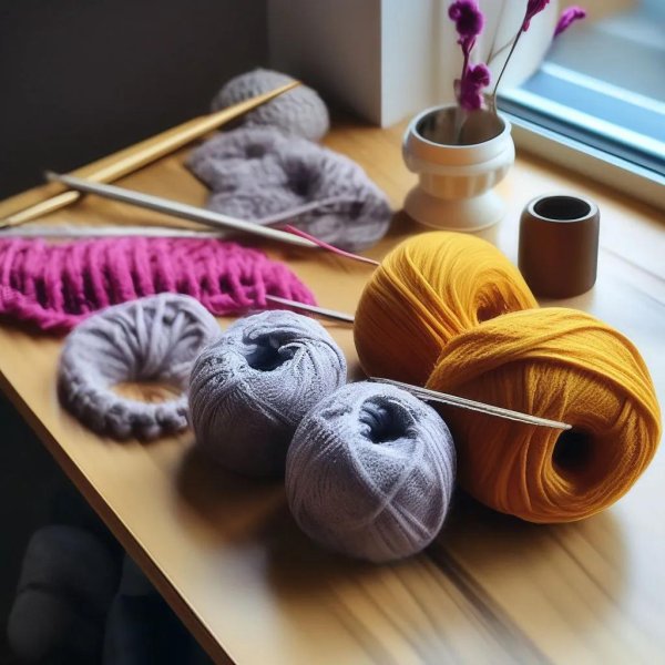 мотки пряжи