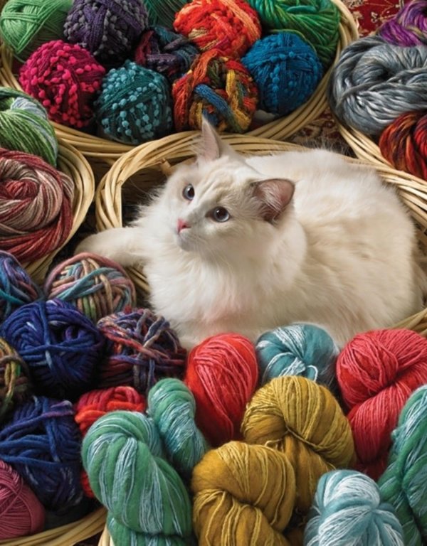 клубки пряжи