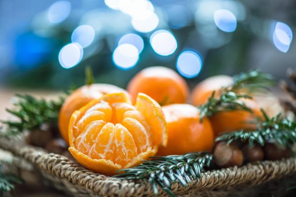 мандарины зимой