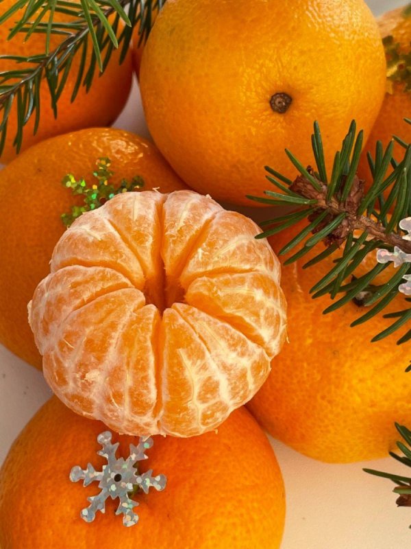 мандарины зимой