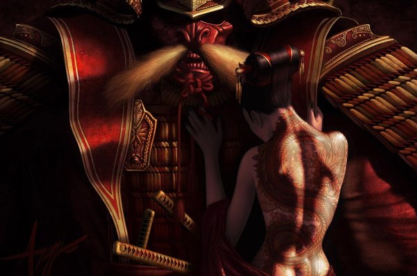 японские самураи