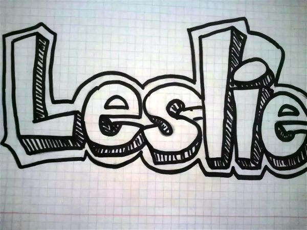 граффити карандашом