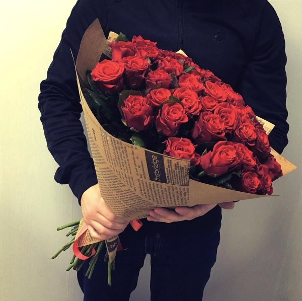 букет из красных роз