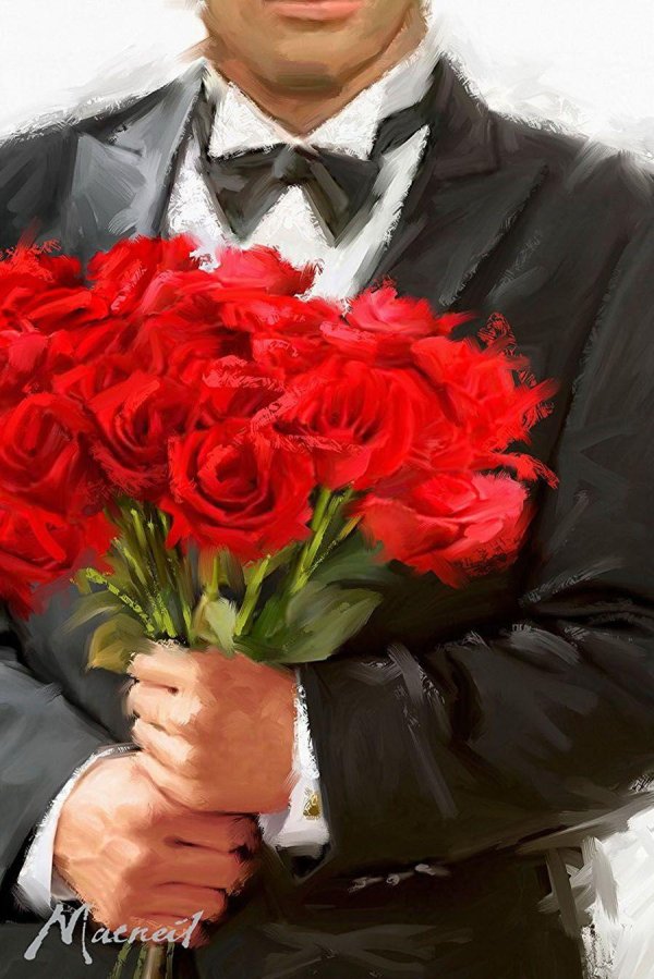 художник richard macneil цветы