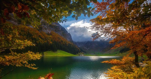 клёнтальское озеро швейцария