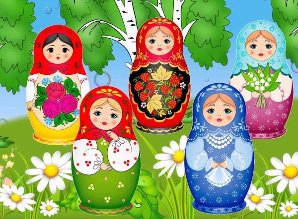 дидактическая игра матрешки